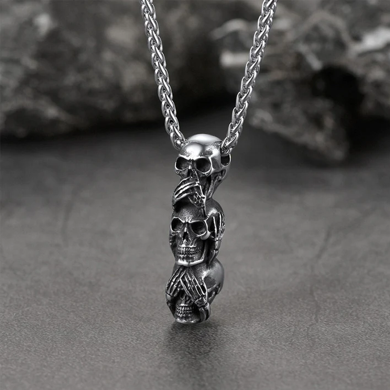 Jewelance™ SkullNecklace: Hodeskalle Halskjede Til Menn Og Kvinner