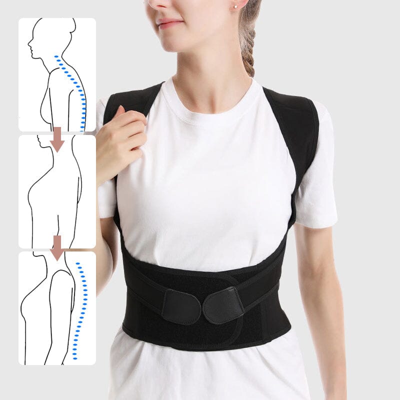 Icone™ CorrectionBelt: Justerbar Rygg Holdning Korreksjon Belte