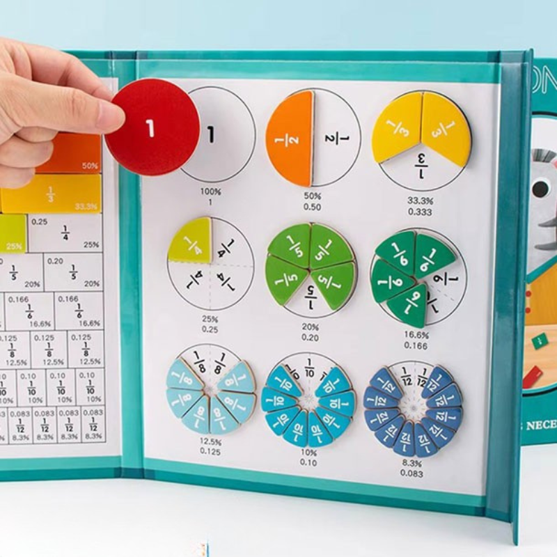 Kletshuts™ MathGame: Lærerikt Magnetisk Barn Matematikk Puslespill Spill