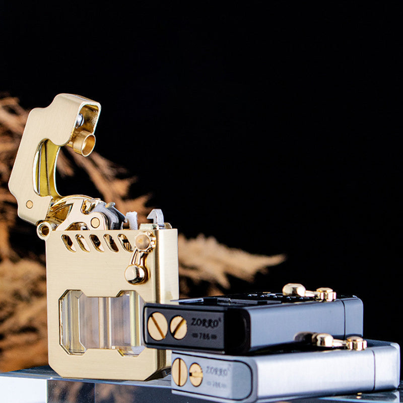 PowerLighter - Kraftig, Moderne Design, Vindtett Metalllighter
