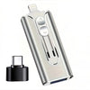 USBDrive - Kompakt Og Holdbar Multi‑Enhet 4‑I‑1 USB-Flash-Kjøre
