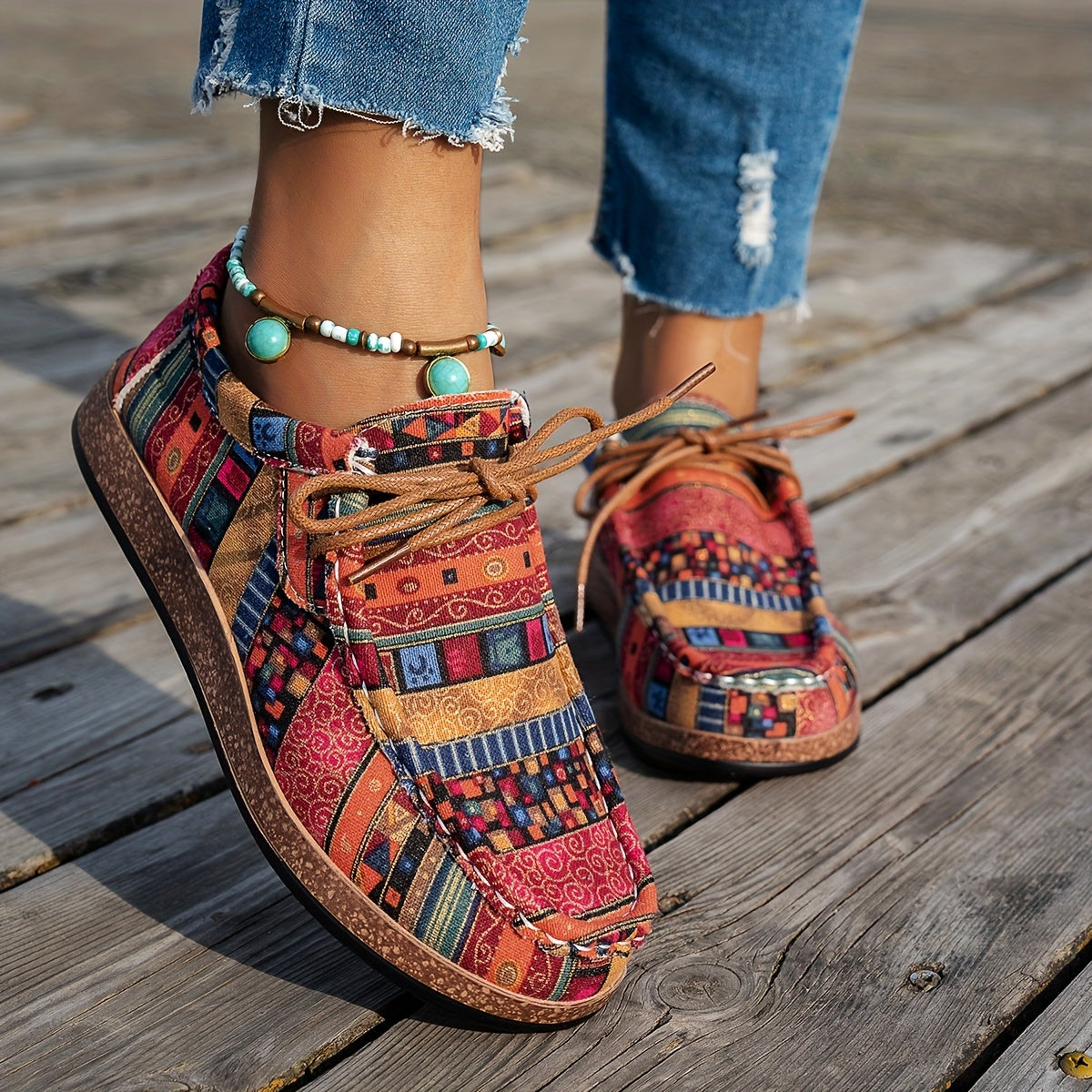 Happy™ ColorfulShoes: Stilig Moderne Design Damesko