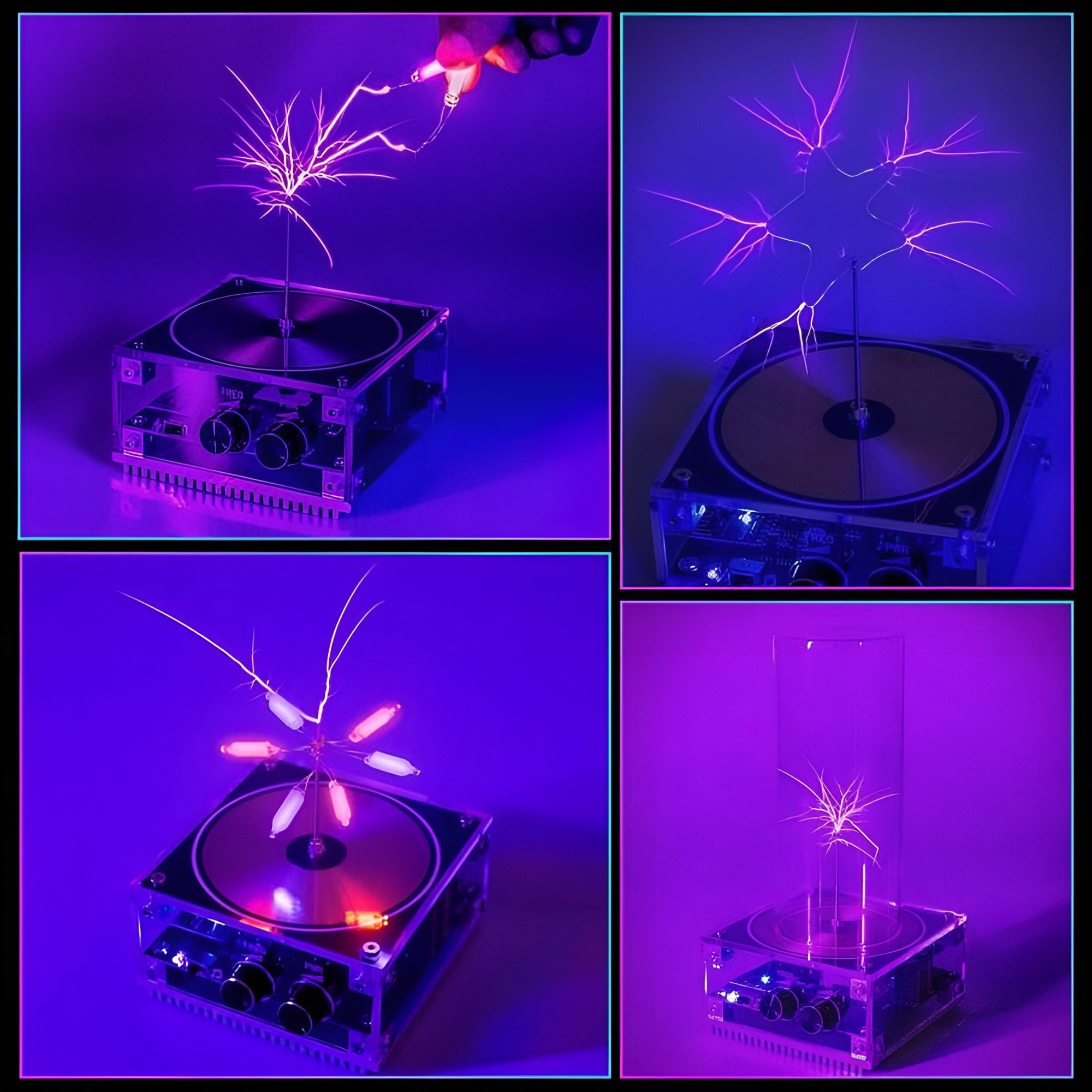 MusicalSpark: Tesla Spol Elektrisk Musikalsk Gnist Og Lyn Enhet