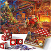 PuzzleAdvent - 24 Jigsaw Puslespill Adventskalender Kalender (Tilfeldig Design)