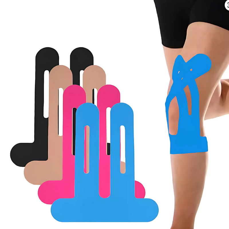 KneeTape: Sikkerhetsstøtte Og Komfort Strekkbar Kneteip