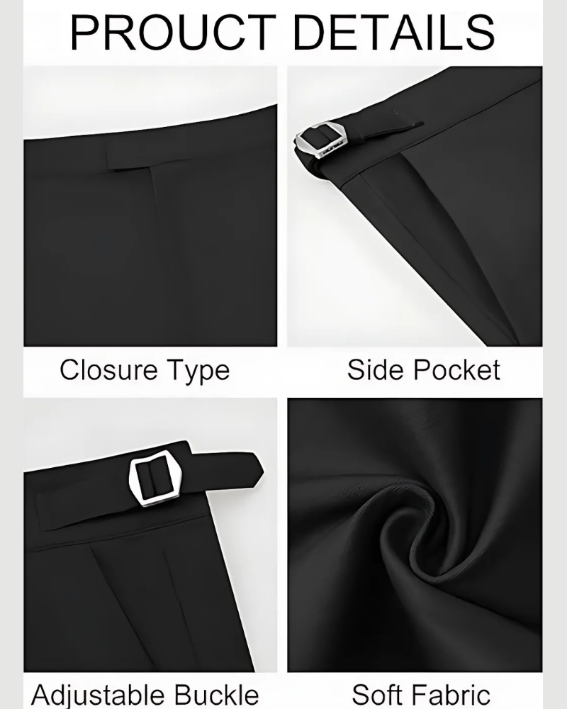 Icone™ AdjustablePants: Slim Fit Herre Justerbare Bukser