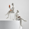 ReaderDecor 1+1 GRATIS: Lesing Figur Dekor for Skrivebord Og Hylleutstilling