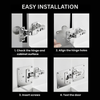 HingePlate 1+1 GRATIS: DIY Møbelhengsler Reparasjon Sideplate