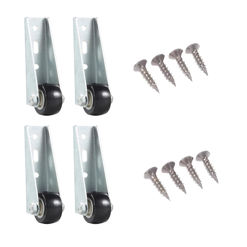 Globetrek° CasterWheels 4+4 GRATIS: Plassbesparende Tung Plikt Kaster Hjul