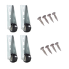 Globetrek° CasterWheels 4+4 GRATIS: Plassbesparende Tung Plikt Kaster Hjul