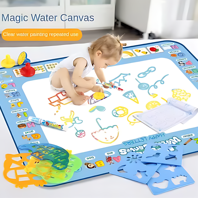 Kletshuts™ WaterCanvas: Gjenbrukbart Vanndoodle Lerretsett For Barn