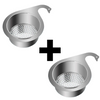 Globetrek° SinkStrainer 1+1 GRATIS: Rustfritt Filter Svan Stil Kumfilter