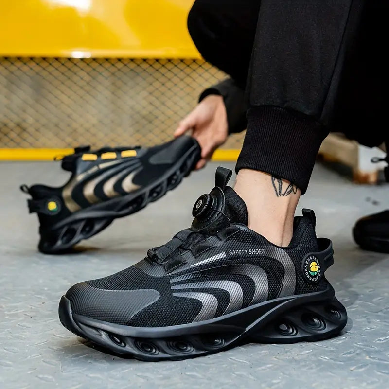 Happy™ SafetyFeet: Komfortable Sko Med Reflekterende Design Og Roterende Spenne