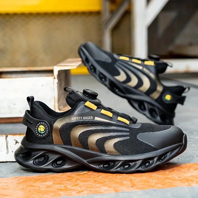 Happy™ SafetyFeet: Komfortable Sko Med Reflekterende Design Og Roterende Spenne