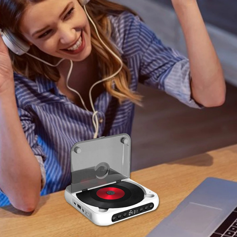 CDPlayer: Bærbar Bluetooth Og Kablet CD-Spiller