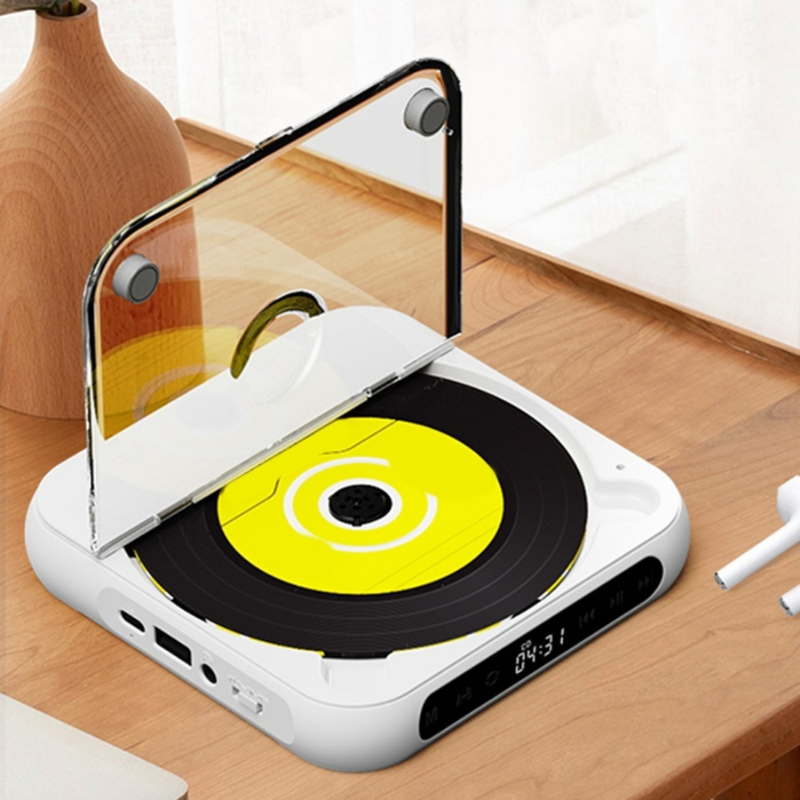 CDPlayer: Bærbar Bluetooth Og Kablet CD-Spiller
