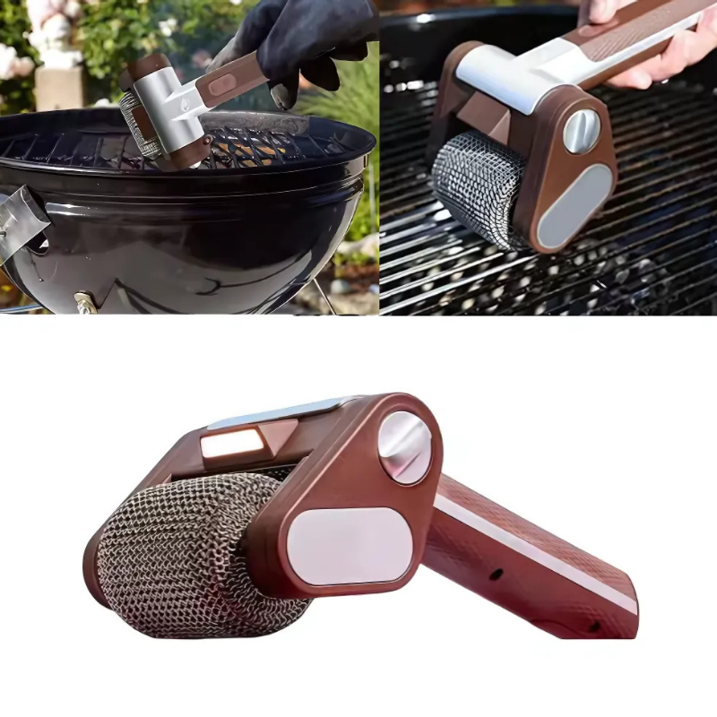 Cleaner Pro° GrillCleaner: Oppladbar Elektrisk Børsteløs Grillrenser Rulle