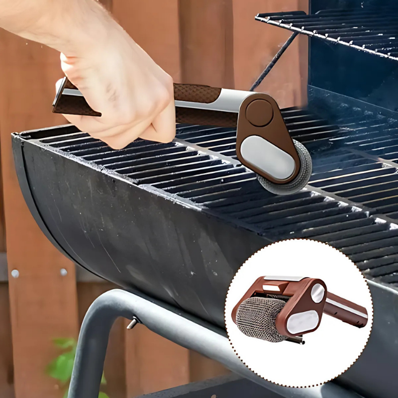 Cleaner Pro° GrillCleaner: Oppladbar Elektrisk Børsteløs Grillrenser Rulle