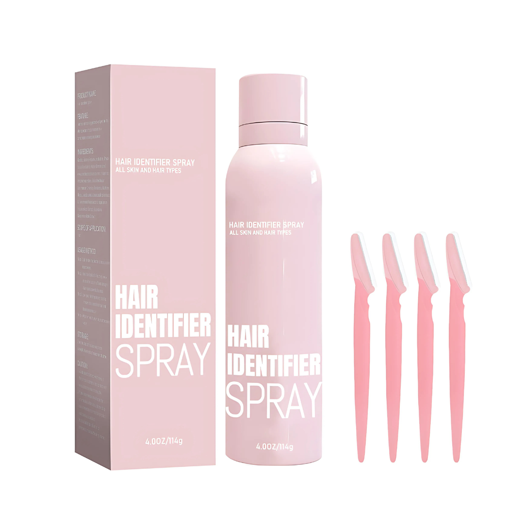 HairIdentifier 1+1 GRATIS: Enkel Å Bruke Ansiktshår Identifikator Spray Med Barberhøvel