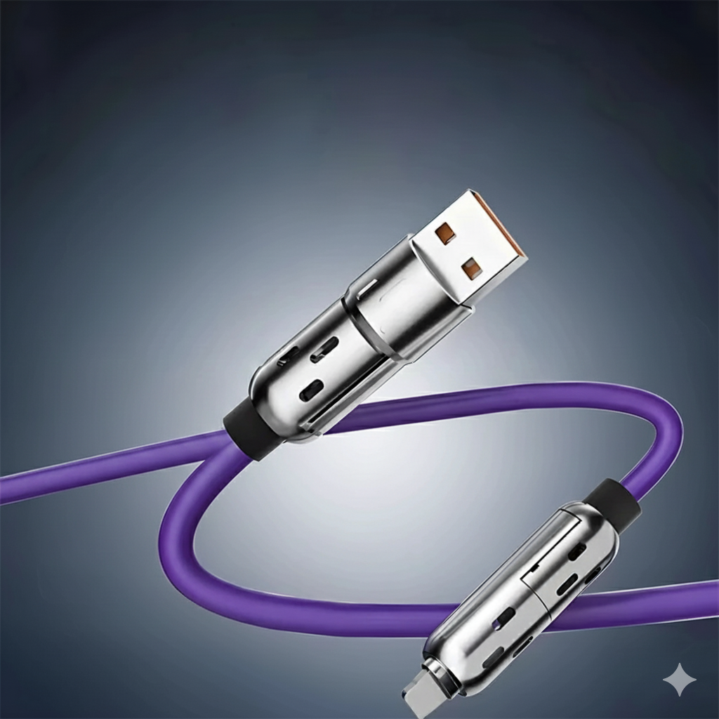 Globetrek° UniversalCable 1+1 GRATIS: Universell Smart Flere Ladekabel
