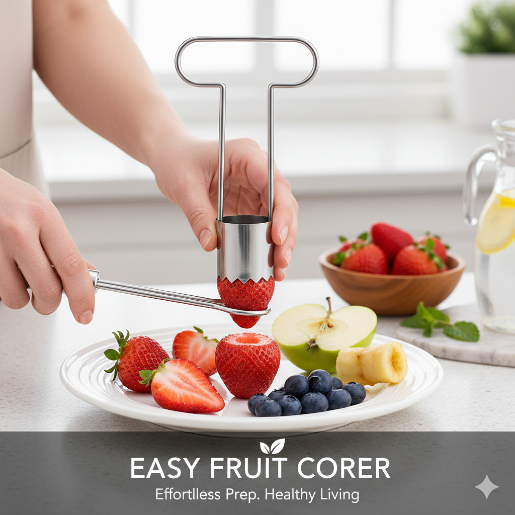 Globetrek° SeedRemover 1+1 GRATIS: Skarp Frukt Og Grønnsaksfrø Og Corefjerner