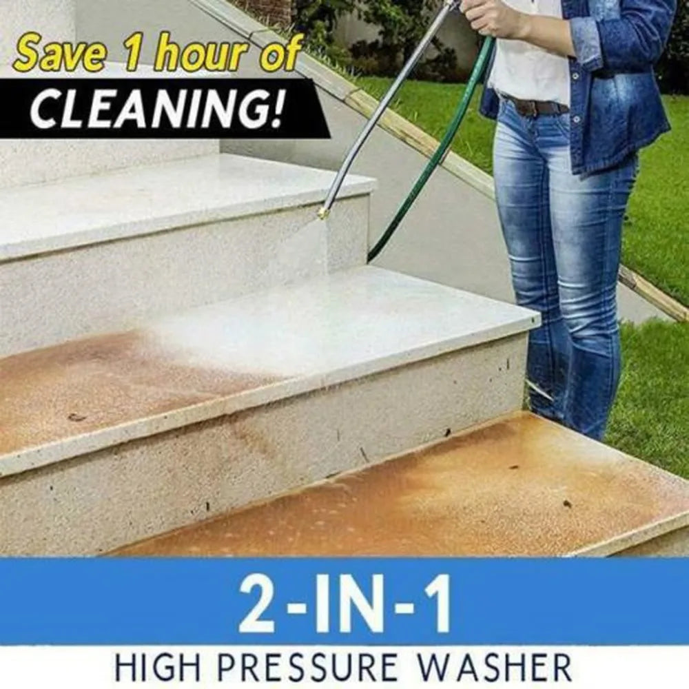 Cleaner Pro° PressureWasher: 2-i-1 Høy Trykk Vaskemaskin