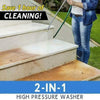 Cleaner Pro° PressureWasher: 2-i-1 Høy Trykk Vaskemaskin