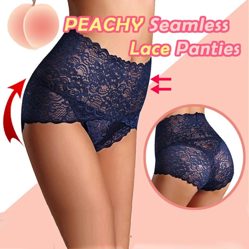 Icone™ LacePanties 1+1 GRATIS: Åndbar Høy Midje Sømløs Blonder Truser