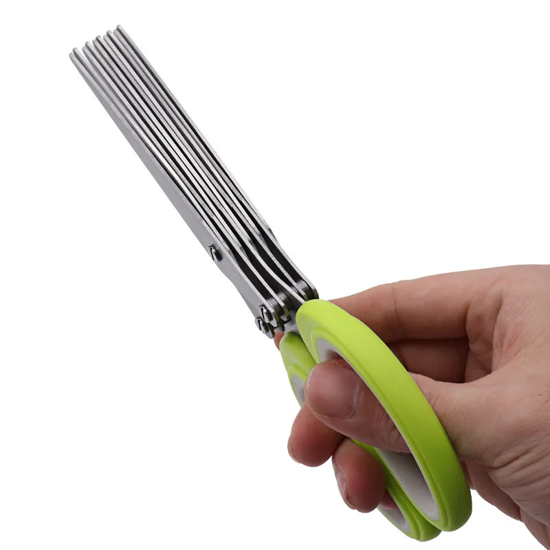 Globetrek° KitchenScissors 1+1 GRATIS: Multipurpose 5 Blad Kjøkken Kutter