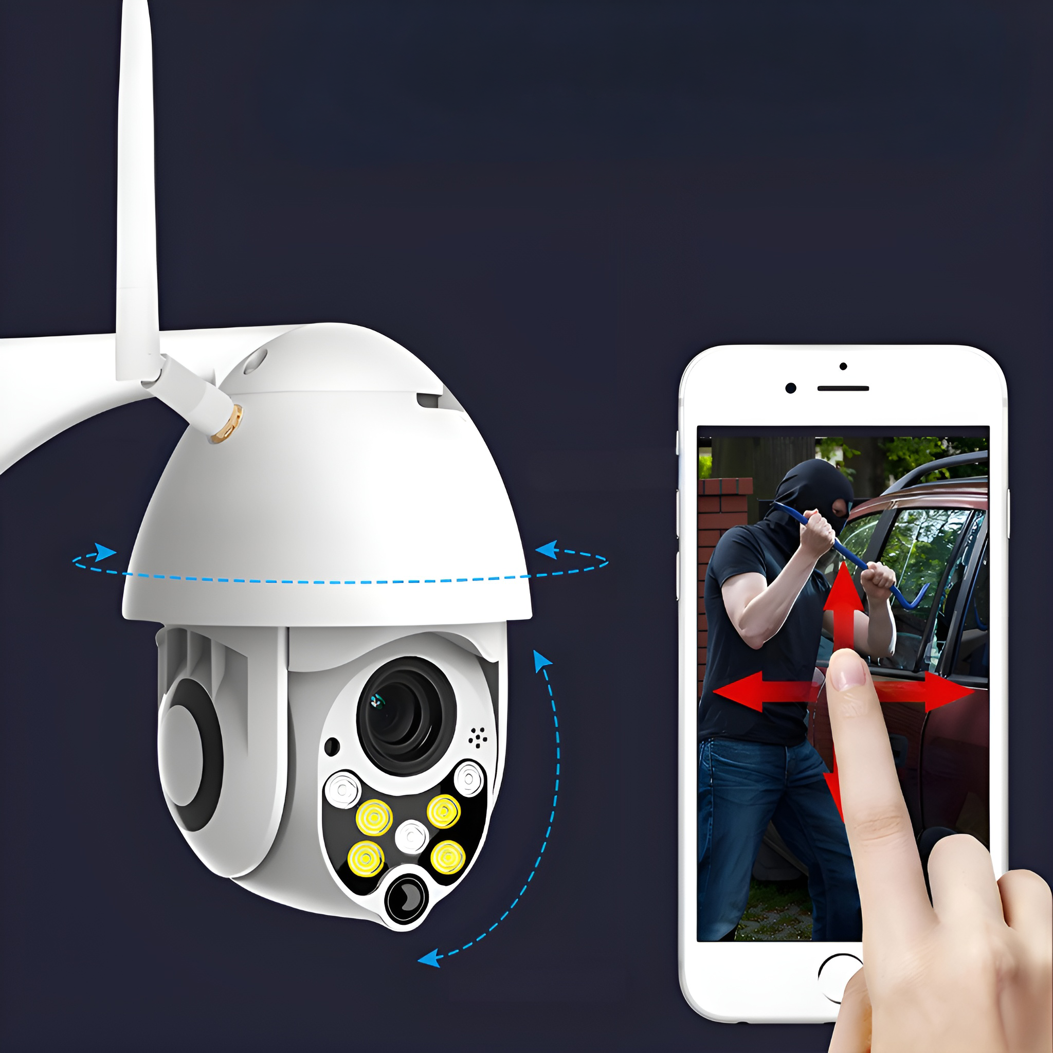 Globetrek° SmartCamera: Høy Definisjon Universell Overvåking Smart Kam ...