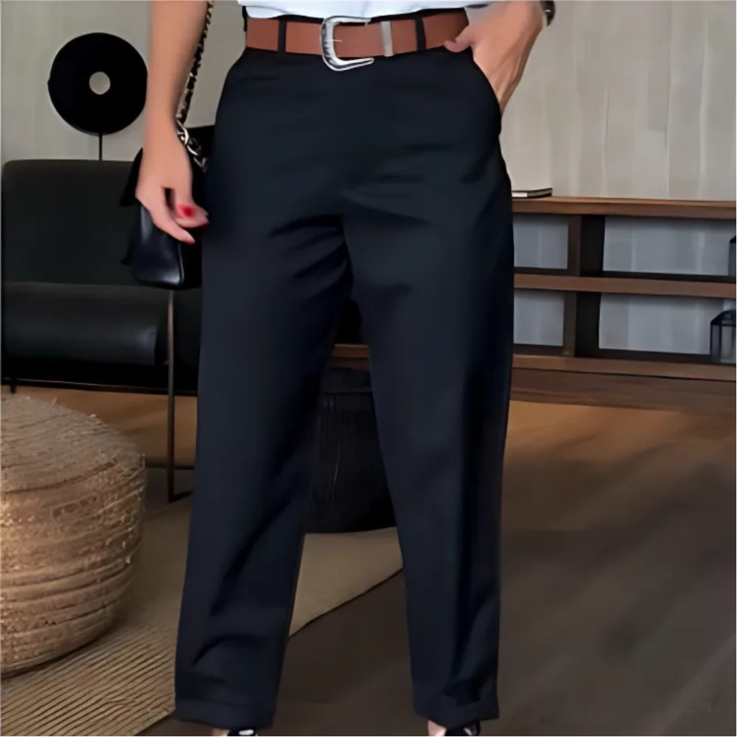 Icone™ ClassyPants: Klassiske Bukser Med Rett Passform Og Høy Midje For Kvinner