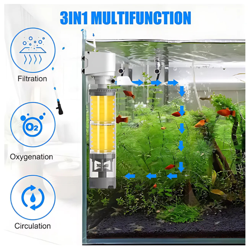 AquariumFilter: Vann Sirkulasjon Og Filtrering Akvarie Filter Sett