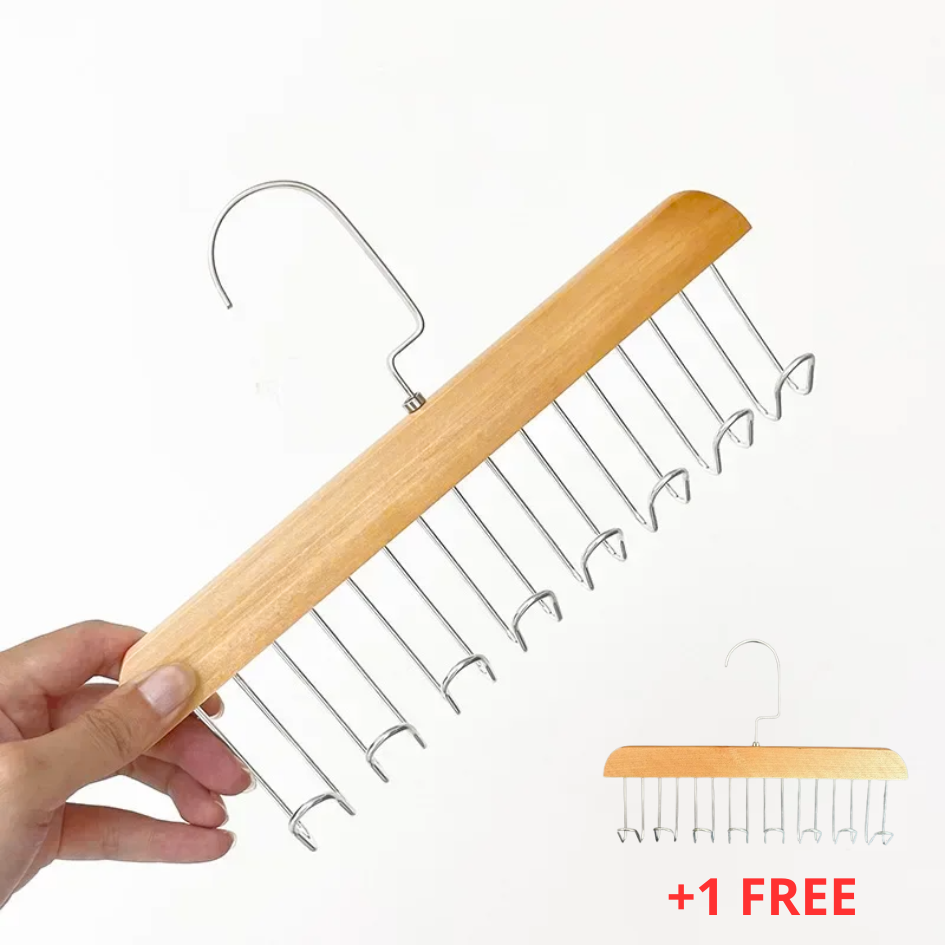 GlideHold® ClosetHanger 1+1 GRATIS: Holdbar Plassbesparende Allsidig Klærhenger