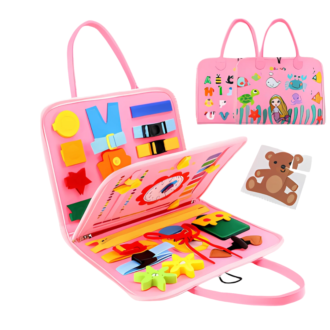 Kletshuts™ BusyBoard: Sensorisk Fin Motorikk Ferdigheter Montessori Pedagogisk Busy Board