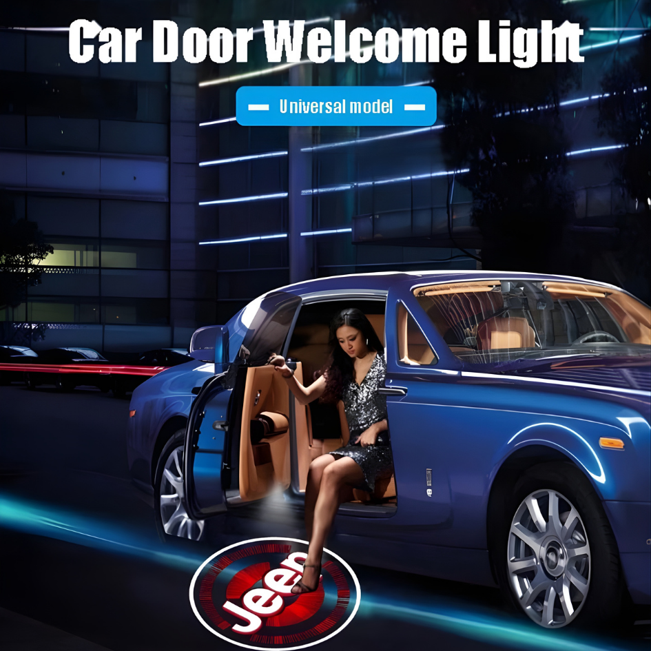 Ledsen™ WelcomeLight 1+1 GRATIS: Smart Laser Velkommen Lys Bil Dør Tilbehør