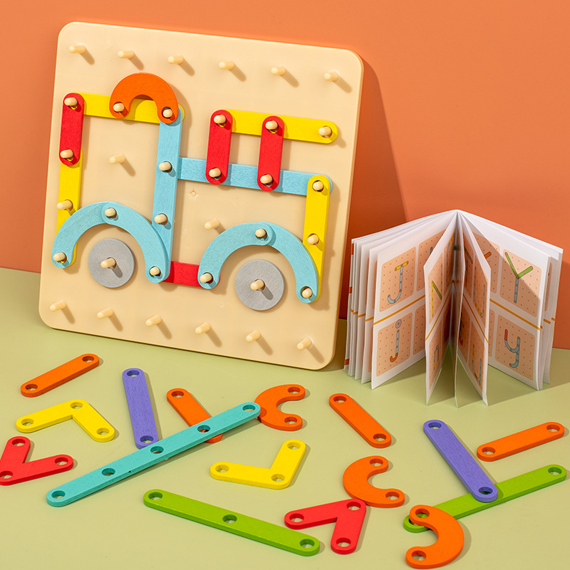 Kletshuts™ PuzzleBoard - Montessori Av tre Puslespill Borde Sett