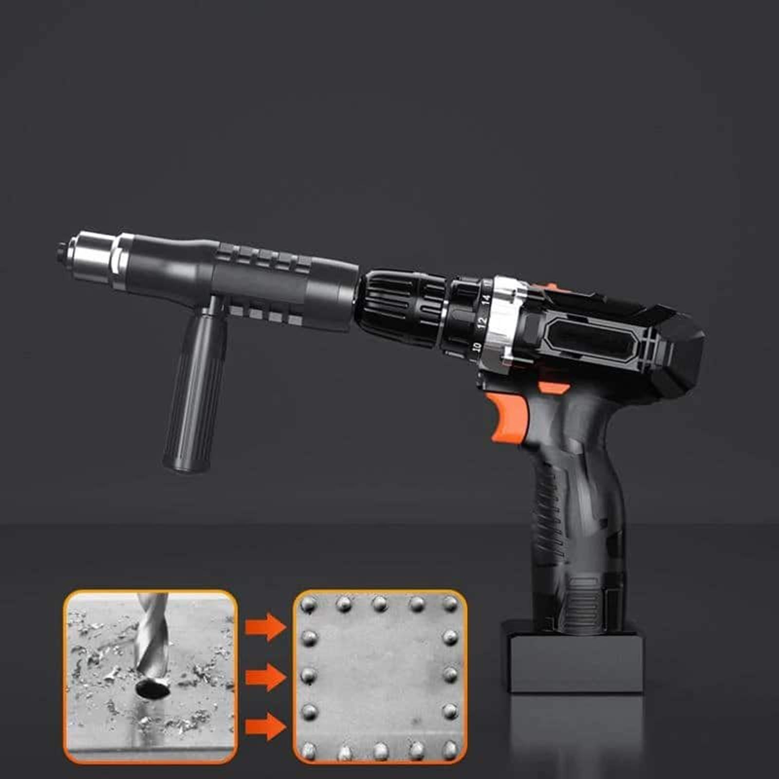 RivetAdapter - Profesjonell Nitte Pistol Adapter Kit
