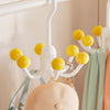 GlideHold® HangerHooks: 360° Svingbar 6 Kroker Skaporganiserer Henger
