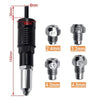 RivetAdapter - Profesjonell Nitte Pistol Adapter Kit