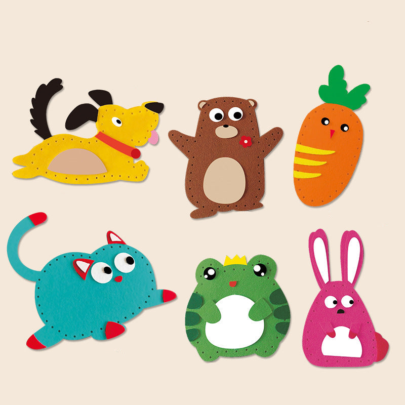 Kletshuts™ SewingCraft 1+1 GRATIS: DIY Dyr Sying Kit Barn Kreativt Håndverk Sett