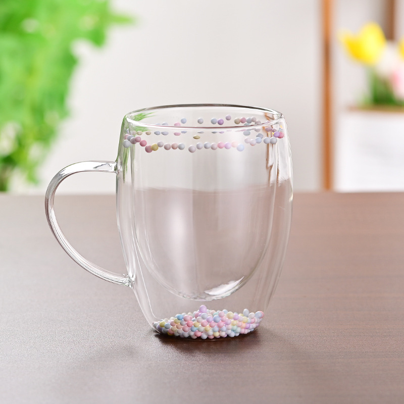 CrystalMug - Dobbelt Lagdelt Kreativ Glass Krus