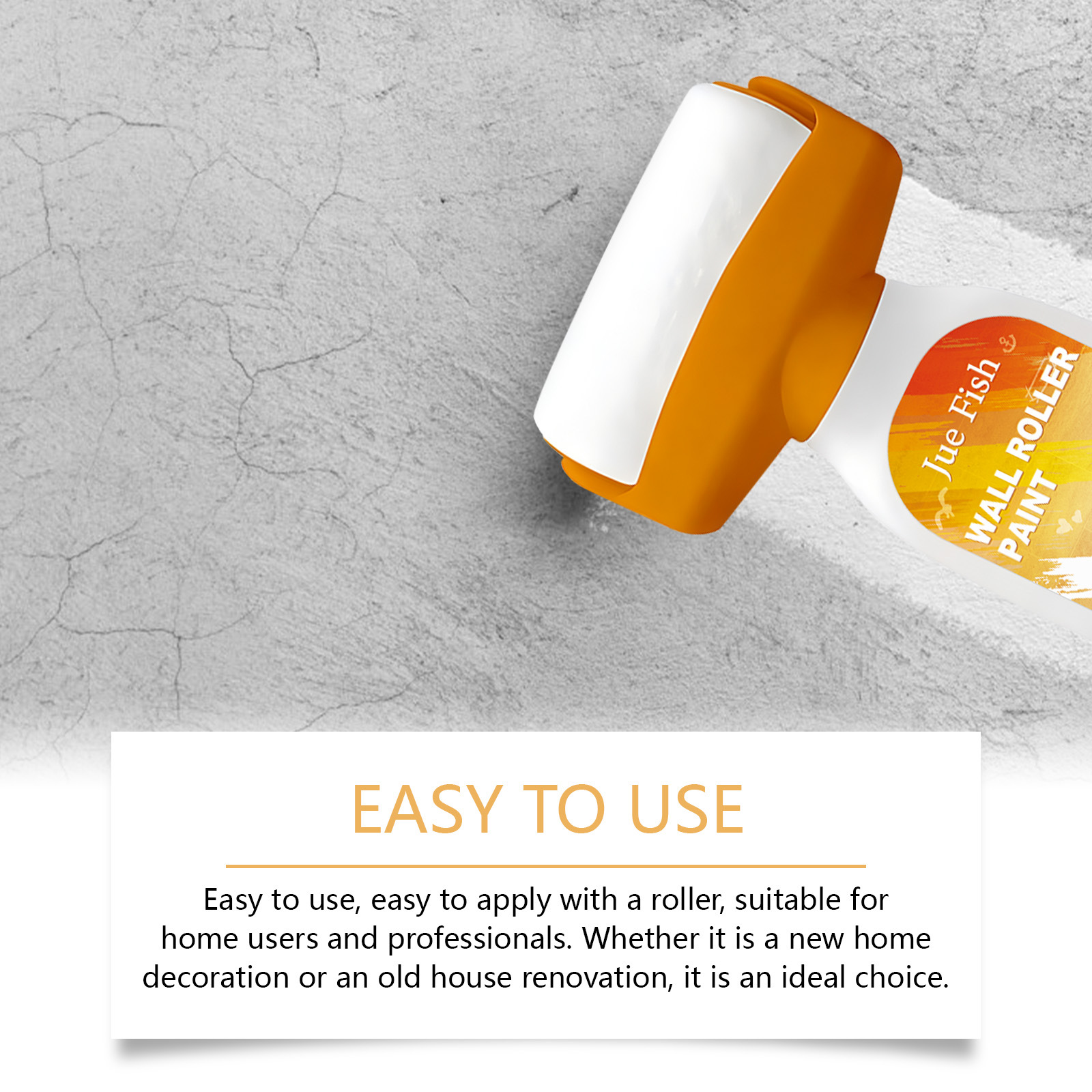 Globetrek° RollerPaint: Enkel Påføring Vegg Rulle Maling For Jevn Dekning