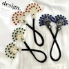 Rose® HairTie 1+1 GRATIS: Stilig Hårbånd Elegant Vintage Krystallhestehale Vri Holder