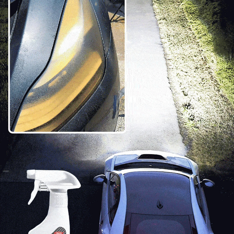 HeadlightSpray 1+1 GRATIS: Enkel Å Bruke Bilfrontlys Rengjøring Spray Sett