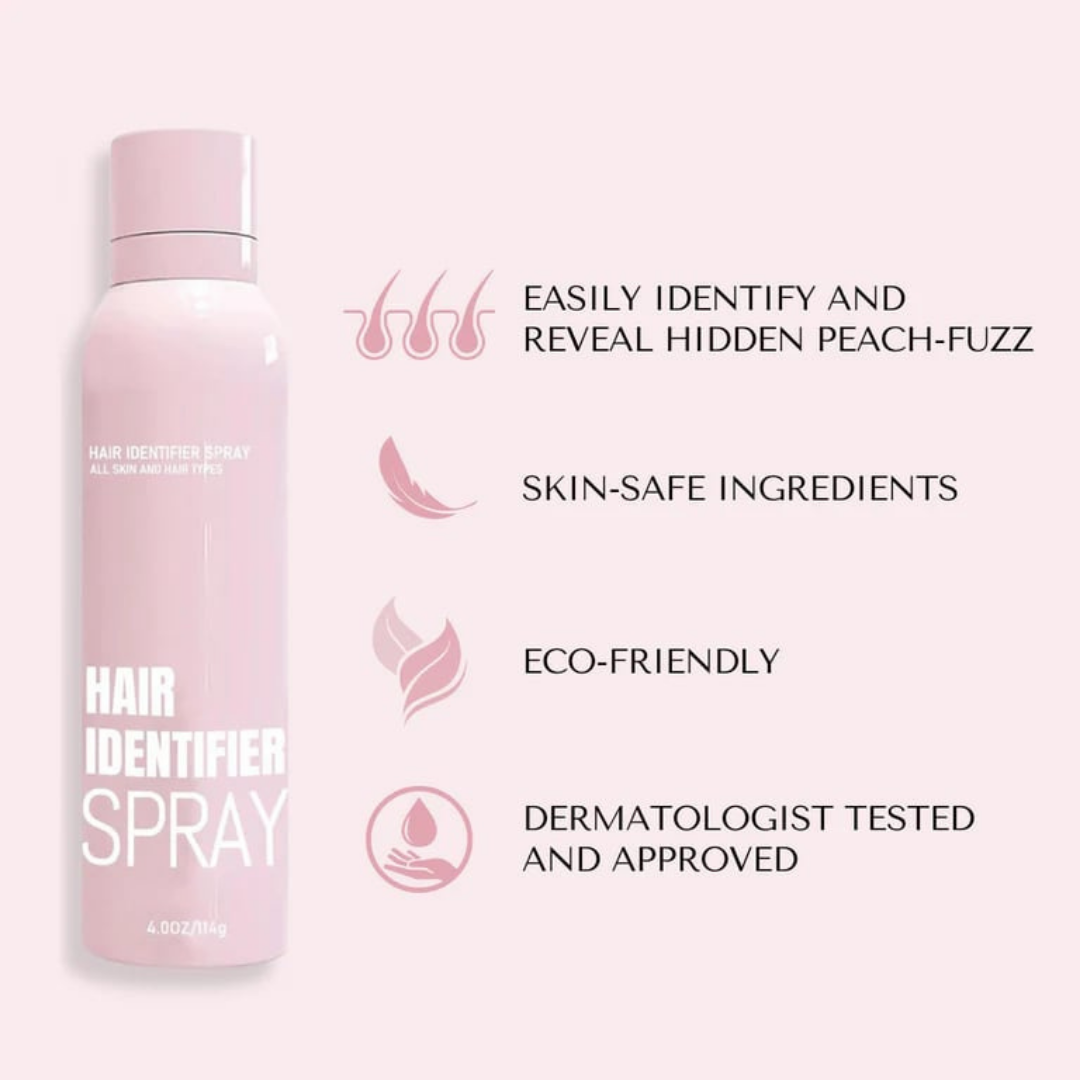 HairIdentifier 1+1 GRATIS: Enkel Å Bruke Ansiktshår Identifikator Spray Med Barberhøvel