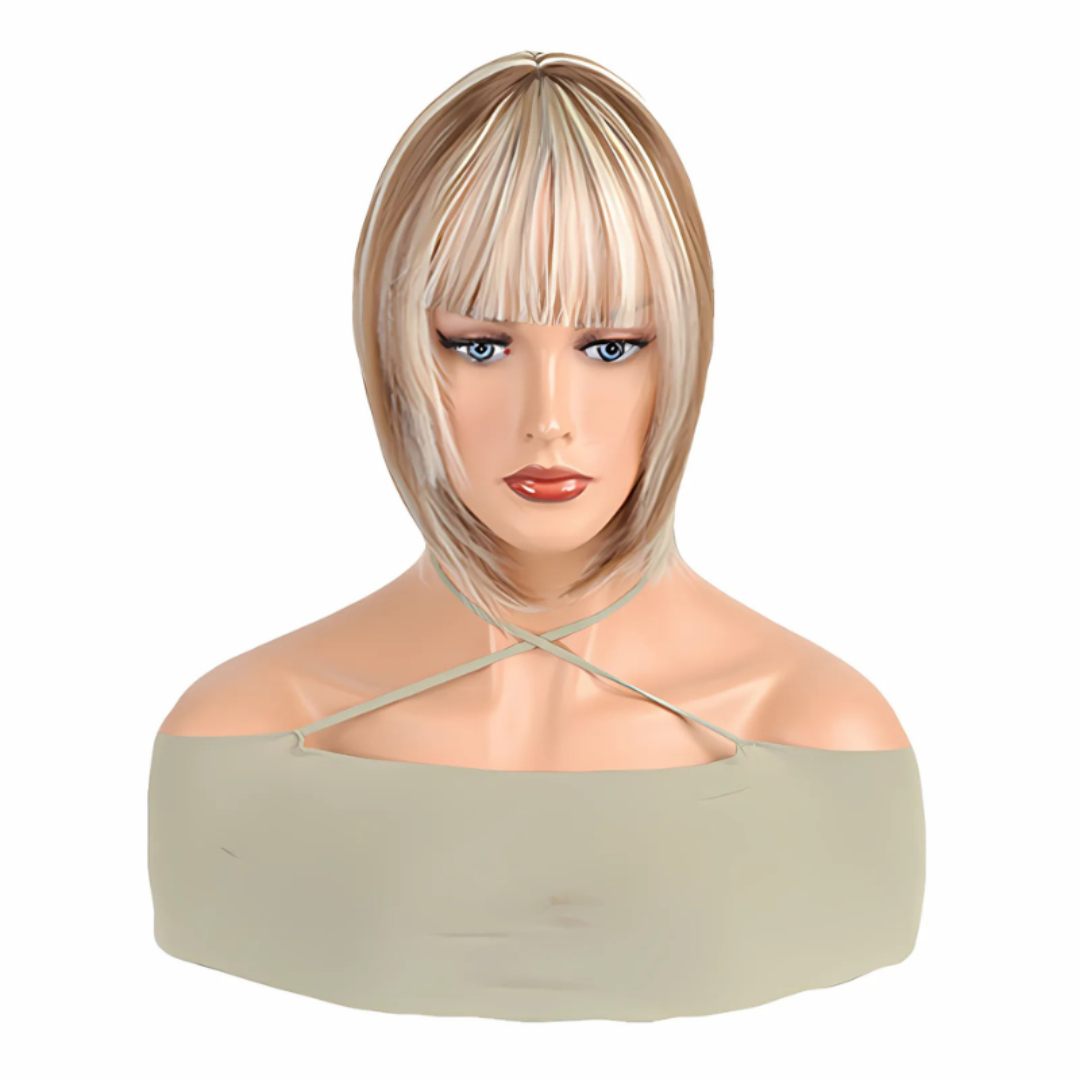 Rose® WigBangs 1+1 GRATIS: Sømløs Parykk Naturlig Utseende Hår Pannelugg Utvidelser