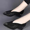 Happy™ GlimmerShoes: Mesh Hæler Sko Med Krystall Aksenter