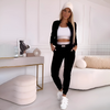 Icone™ OutfitSet: Jakke, Tank Top Og Bukser, Casual Antrekk Til Kvinner