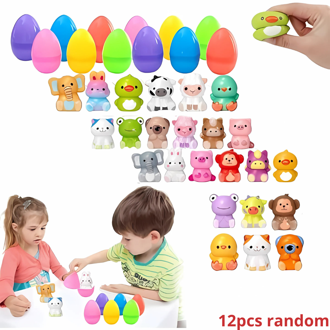 Kletshuts™ EggsSuprise: Påskeoverraskelsesegg Med Klemleker