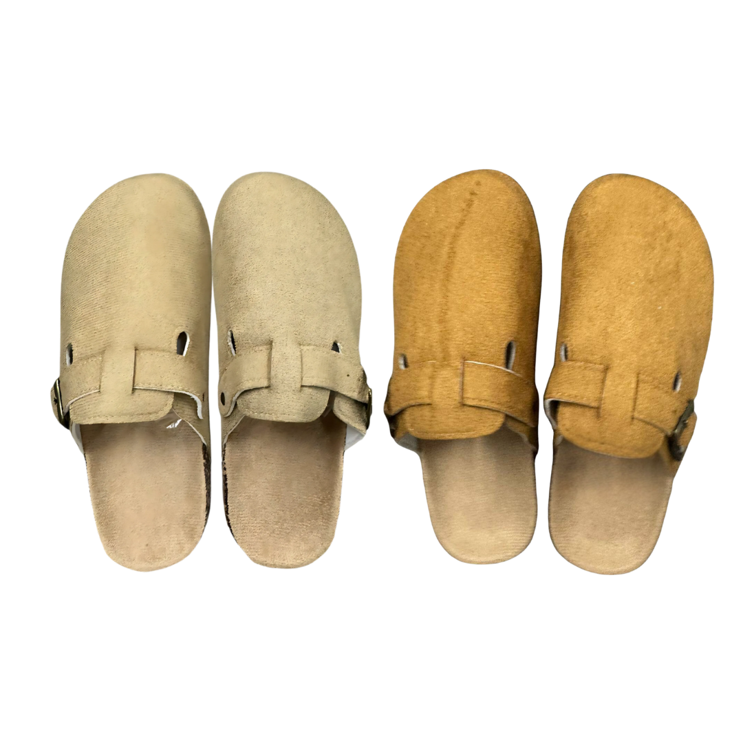 Happy™ ClassySandals: Komfortabel Klassisk Stil Lukket Tå Flate Sandaler
